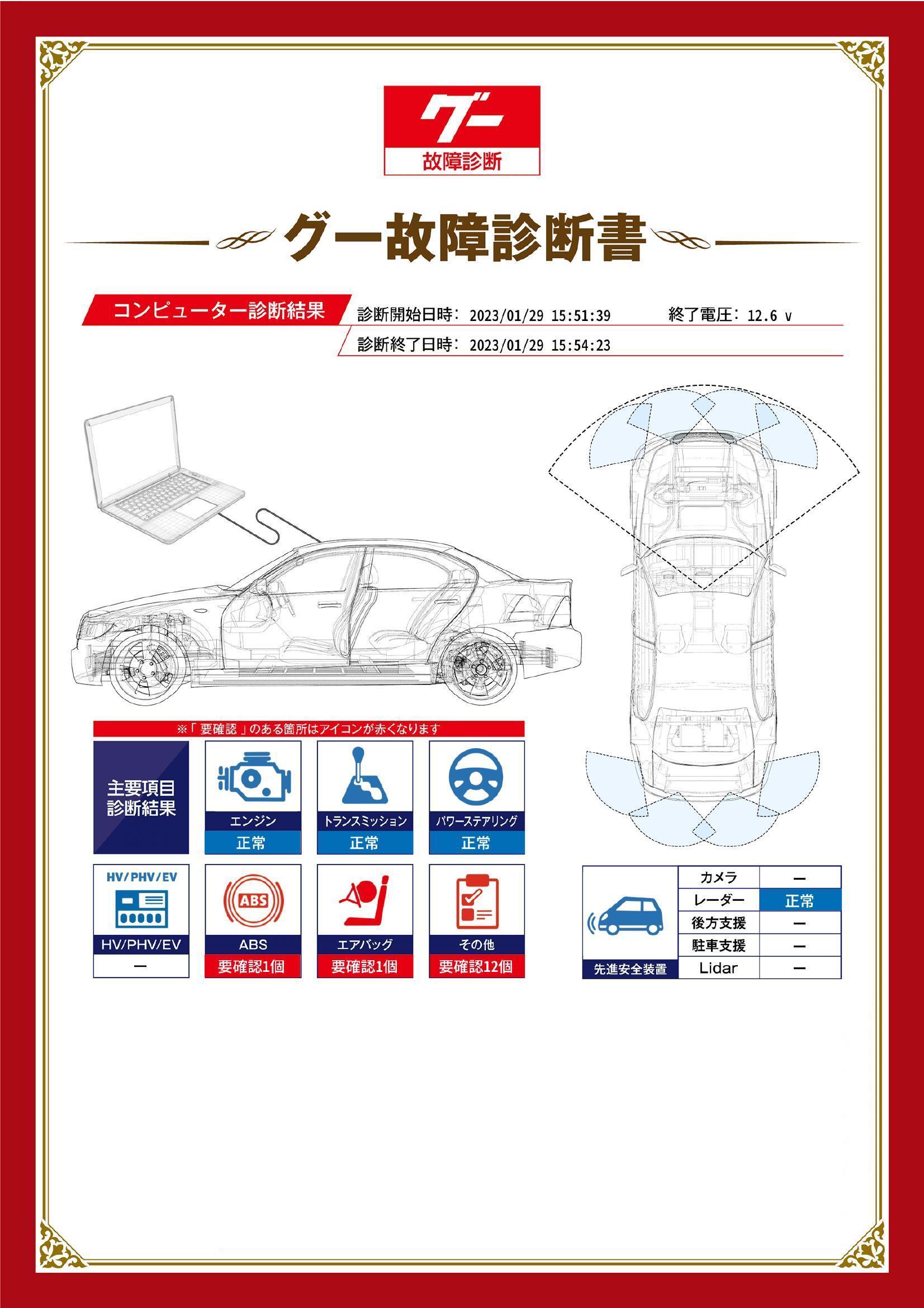 マツダ　ＣＸ－５　グー故障診断（コンピュータ診断）　ABS　エアバッグ　その他　埼玉県　川口市