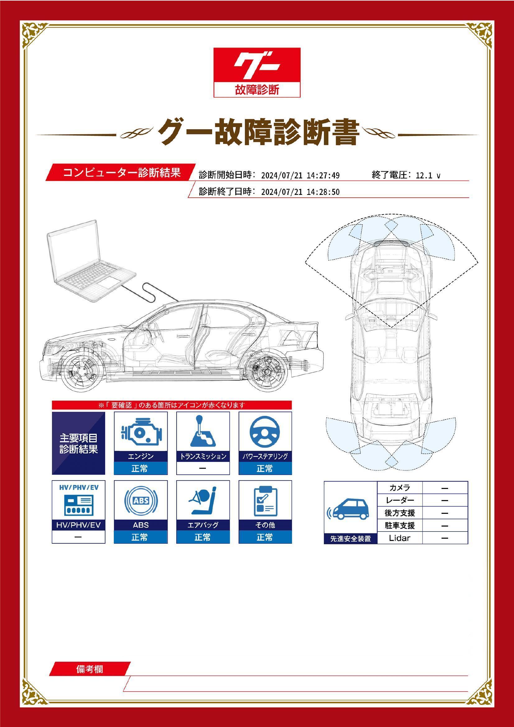 ダイハツ　コペン　グー故障診断（コンピュータ診断）　埼玉県　三郷市