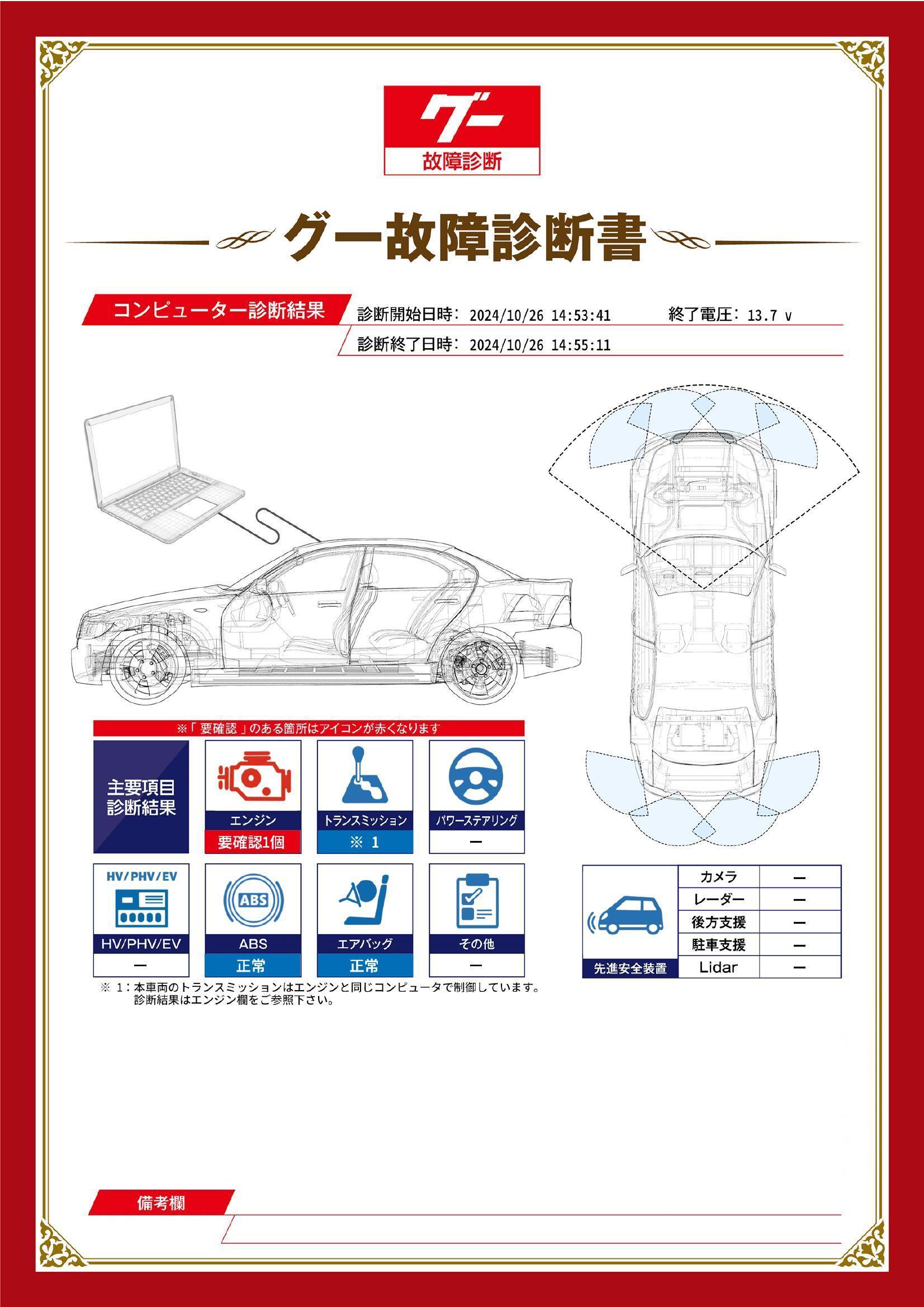 トヨタ　サクシード バン/ ワゴン　グー故障診断（コンピュータ診断）　エンジン　静岡県　浜松市中央区
