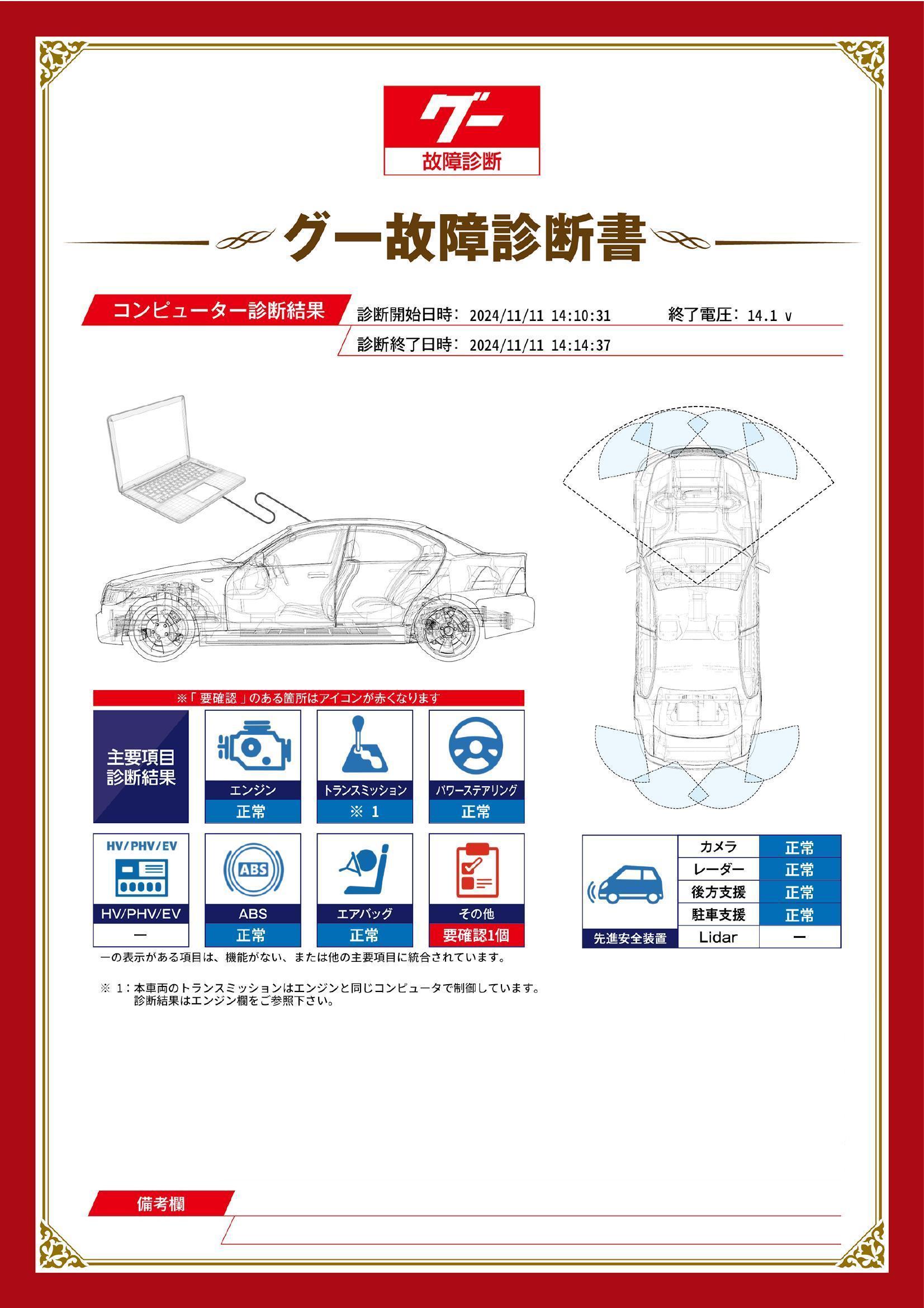 トヨタ　アルファード G/V　グー故障診断（コンピュータ診断）　その他　静岡県　浜松市中央区