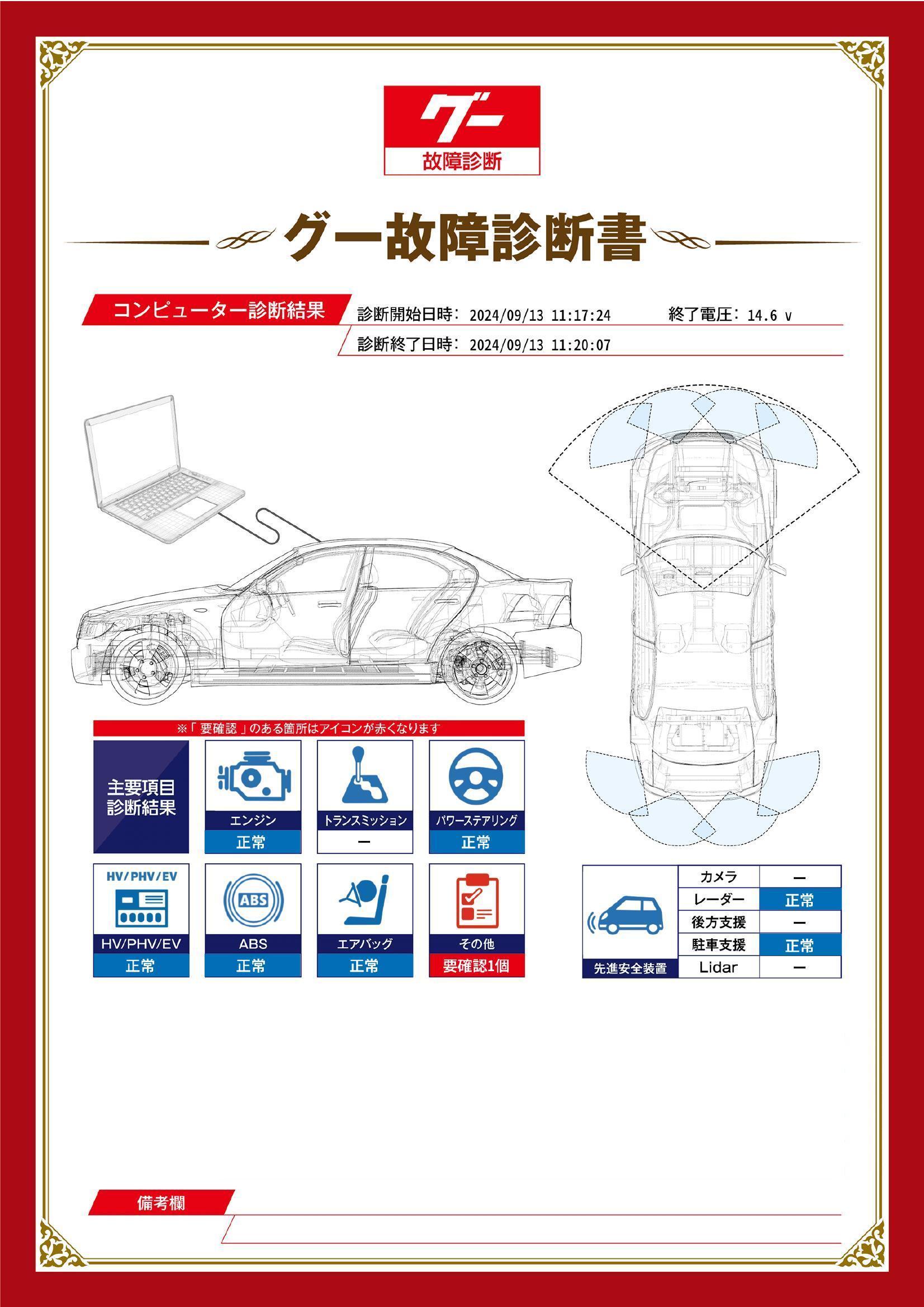 三菱　アウトランダー PHEV　グー故障診断（コンピュータ診断）　その他　静岡県　静岡市清水区