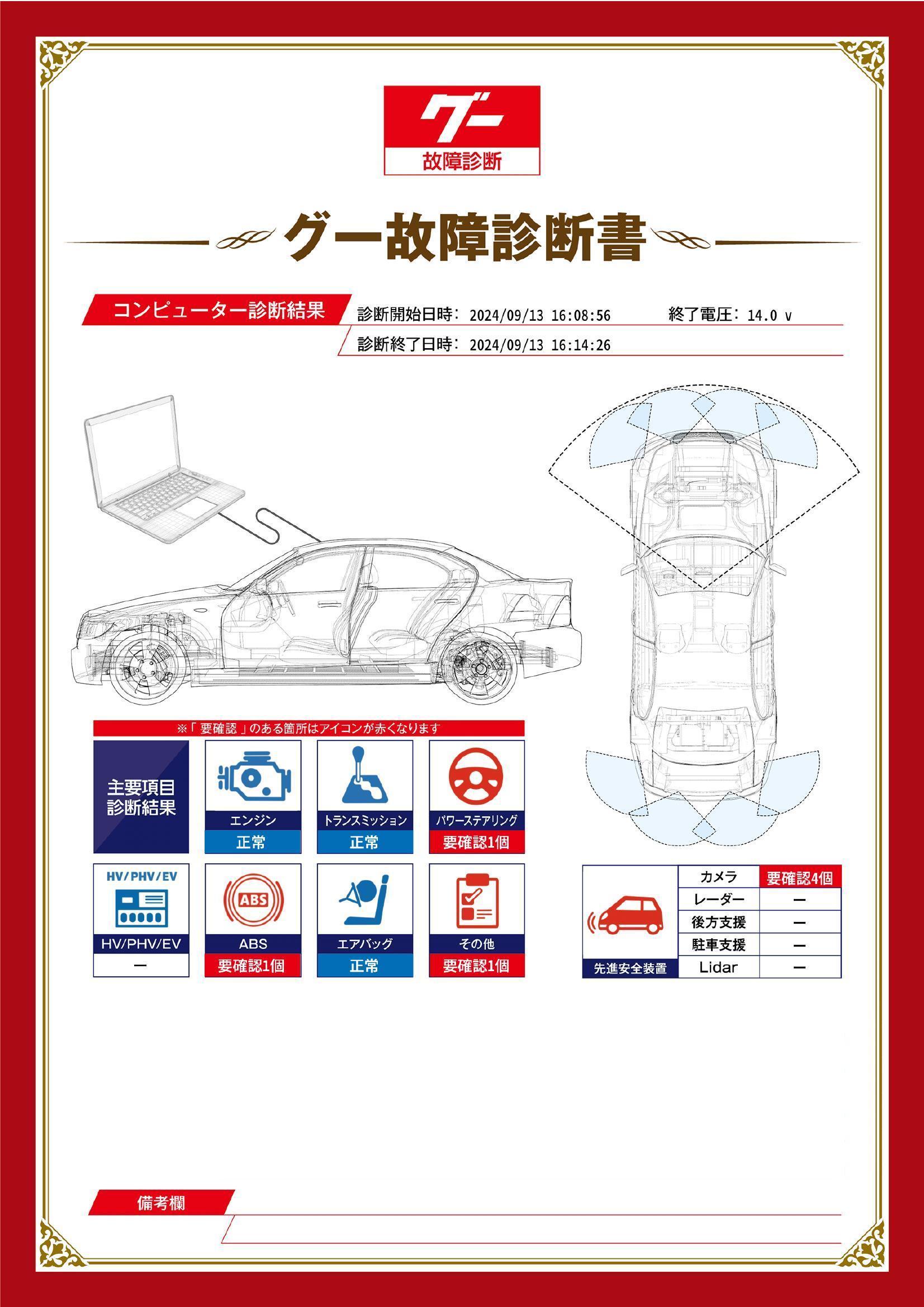 ホンダ　フリード/フリード+　グー故障診断（コンピュータ診断）　ABS　パワーステアリング　先進安全装置　その他　静岡県　静岡市清水区