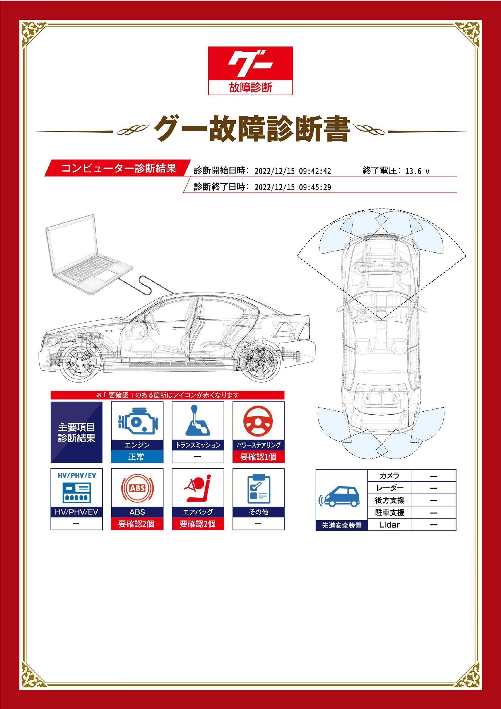 スバル　プレオ/プレオ カスタム　グー故障診断（コンピュータ診断）　ABS　パワーステアリング　エアバッグ　福岡県　福岡市西区