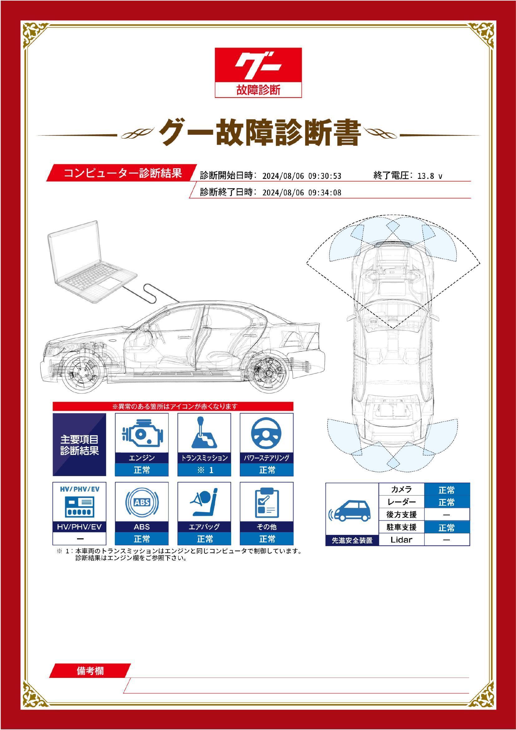 トヨタ　アルファード　グー故障診断（コンピュータ診断）　岡山県　岡山市中区