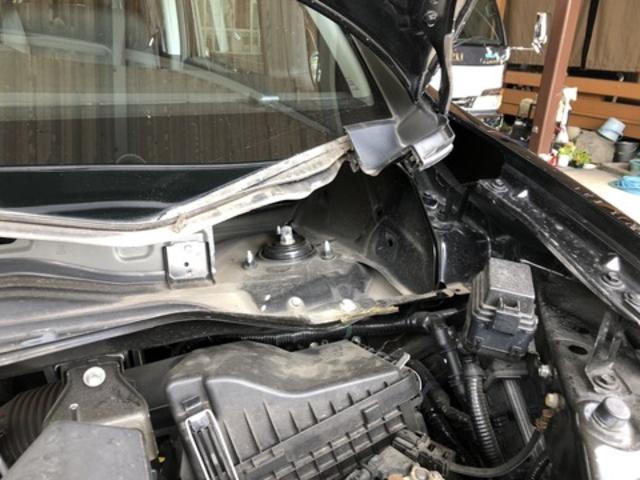 山県市　ホンダ　ステップワゴン　サスペンション交換