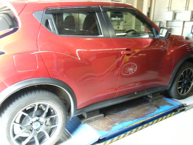 日産ジューク　持ち込みタイヤ履かせ替え　　　タイヤ交換　　タイヤ保管　仙台市宮城野区