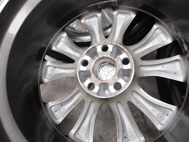 ホイールメンテナンス　ヴェルファイヤ純正アルミ（ハイグロ）　持ち込み　　ホイール修正　　仙台市宮城野区