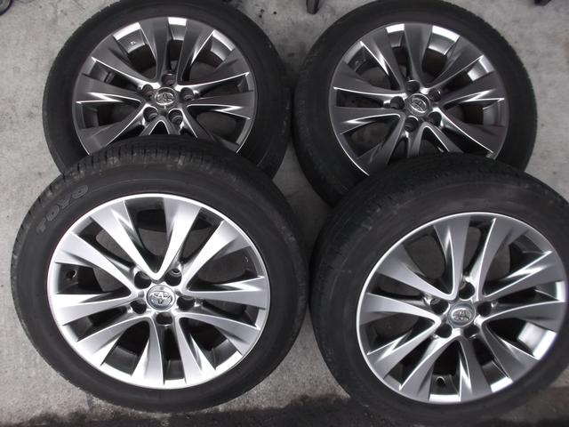 ホイールメンテナンス　ヴェルファイヤ純正アルミ（ハイグロ）　持ち込み　　ホイール修正　　仙台市宮城野区