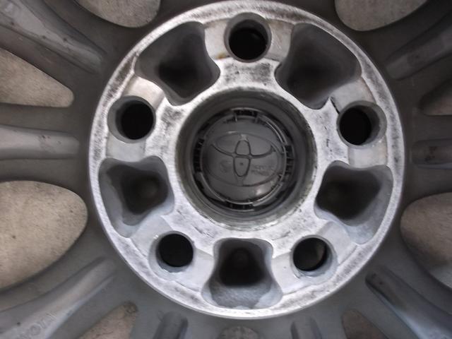 ホイールメンテナンス　ヴェルファイヤ純正アルミ（ハイグロ）　持ち込み　　ホイール修正　　仙台市宮城野区