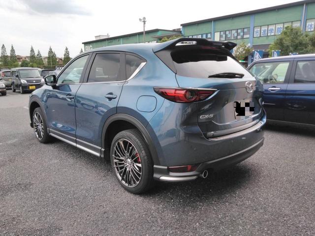 CX-5　リヤルーフスポイラー塗装取付　
