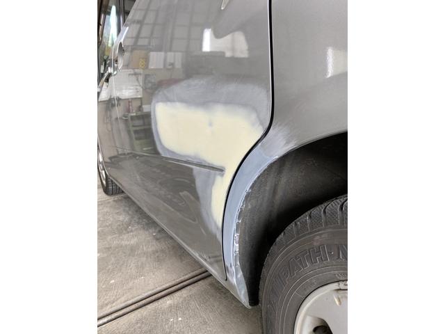 日産　セレナ　C25　左リアスライドドア＋クォーターパネル鈑金修理