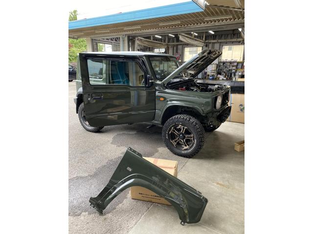 スズキ ジムニー シエラ JB74W フロントバンパー、フロント