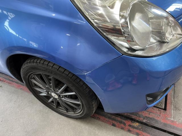 日産　ノート　E11　フロントバンパー・右フロントフェンダー修理