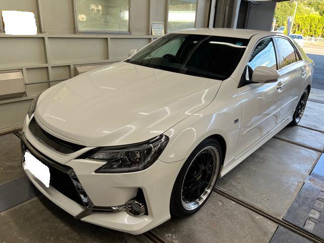 TOYOTA マークx g's フロントバンパー+バンパーグリル修理 TOYOTA マークx g's フロントバンパー+バンパーグリル修理