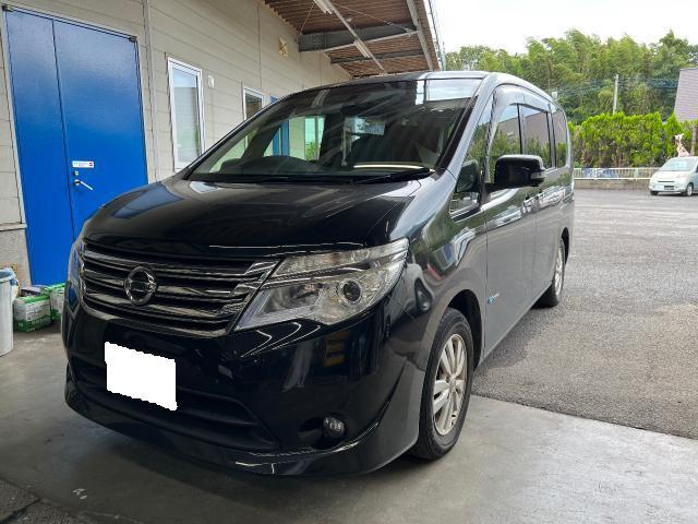 日産　セレナ　キズ磨き　タッチペン補修