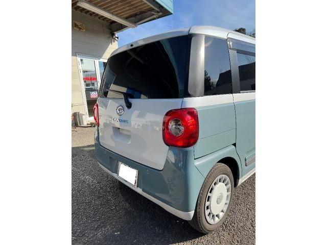 DAIHATSU ムーヴキャンバス　リアバンパー修理