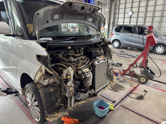 ダイハツ　タント　エアコンフル交換【印西　我孫子　成田　白井　鎌ヶ谷　八千代　栄町　の点検・整備はオートランナーへ！】 