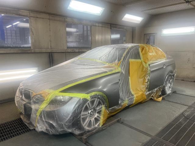 【印西 我孫子 成田 白井 鎌ヶ谷 八千代 栄町 の点検・整備はオートランナーへ!】BMW 3シリーズ 左側面 板金・外装補修