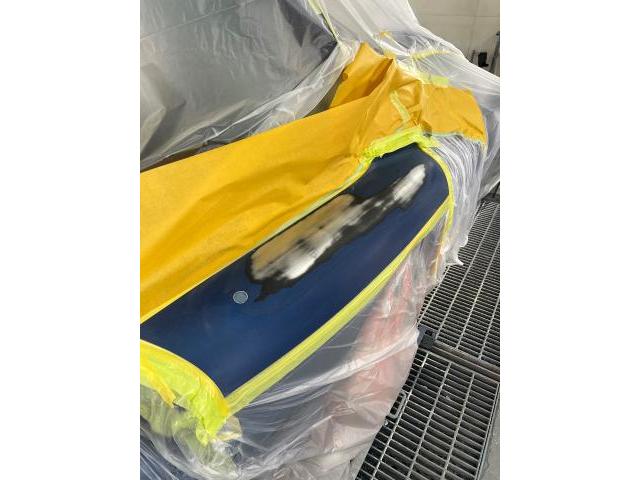 【印西　我孫子　成田　白井　鎌ヶ谷　八千代　栄町　の点検・整備はオートランナーへ！】マツダ　ＲＸ－７　クォーターパネル塗膜剥がれ補修　板金・外装補修