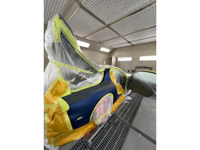 【印西　我孫子　成田　白井　鎌ヶ谷　八千代　栄町　の点検・整備はオートランナーへ！】マツダ　ＲＸ－７　クォーターパネル塗膜剥がれ補修　板金・外装補修