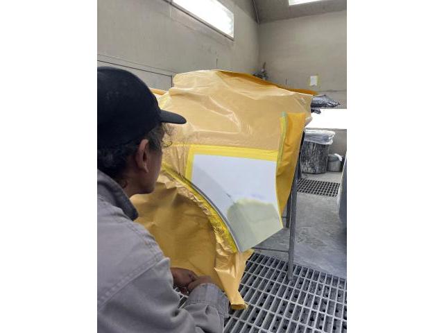 【印西　我孫子　成田　白井　鎌ヶ谷　八千代　栄町　の点検・整備はオートランナーへ！】マツダ　ＣＸ－５　フロントバンパー修理+フロントフェンダー交換　板金・外装補修