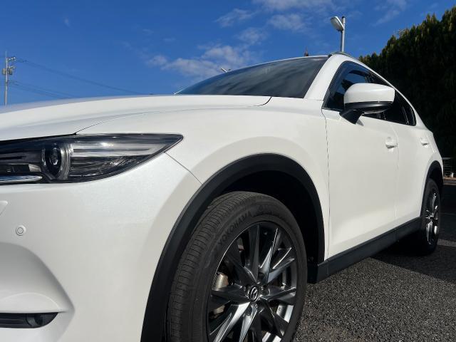 【印西　我孫子　成田　白井　鎌ヶ谷　八千代　栄町　の点検・整備はオートランナーへ！】マツダ　ＣＸ－５　フロントバンパー修理+フロントフェンダー交換　板金・外装補修