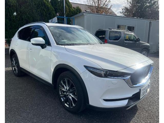 【印西　我孫子　成田　白井　鎌ヶ谷　八千代　栄町　の点検・整備はオートランナーへ！】マツダ　ＣＸ－５　フロントバンパー修理+フロントフェンダー交換　板金・外装補修