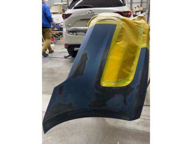 【印西　我孫子　成田　白井　鎌ヶ谷　八千代　栄町　の点検・整備はオートランナーへ！】フォルクスワーゲン　フロントバンパー+フロントフェンダー修理　ゴルフ　板金・外装補修