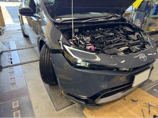 トヨタ　プリウス　フロントバンパー交換【印西　我孫子　成田　白井　鎌ヶ谷　八千代　栄町　の点検・整備はオートランナーへ！】