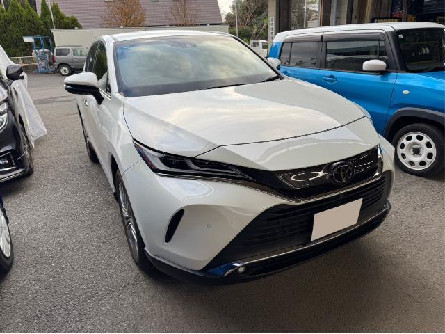 トヨタ　ハリアー　フロントバンパー交換【印西　我孫子　成田　白井　鎌ヶ谷　八千代　栄町　の点検・整備はオートランナーへ！】
