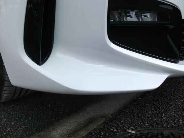 BMW　フロントバンパー　キズ塗装修理　｜池田市　車検　板金