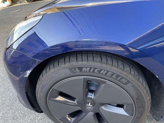 テスラ　モデル3　鈑金　塗装　│池田市　車検　鈑金　塗装　中古車販売　保険修理
事故車買取