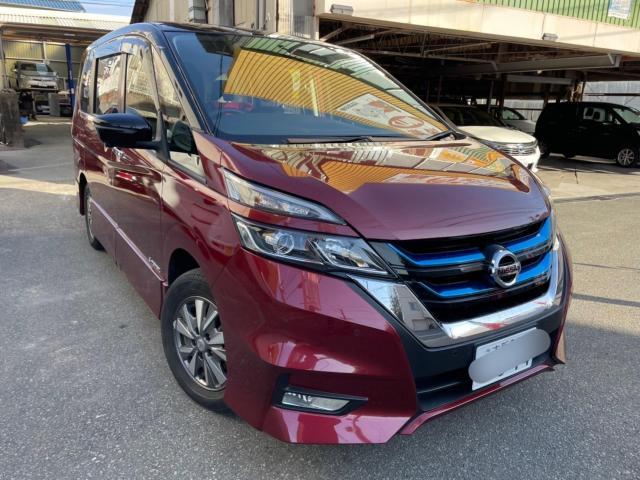 日産　セレナe-POWER ハイウェイスター V　ドアプロテクターモール交換　│池田市　車検　鈑金