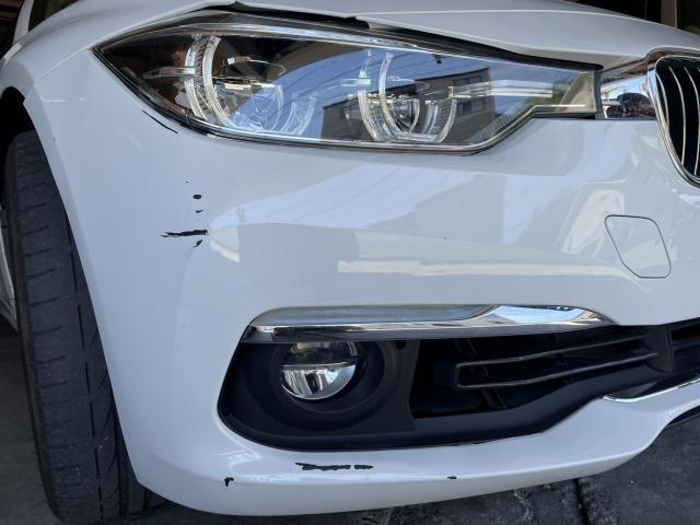 BMW　３シリーズ　バンパーキズ塗装修理　│池田市　車検　鈑金