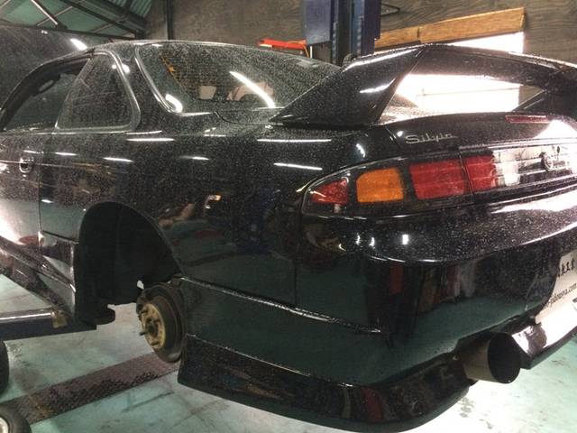 ニッサン　シルビア　車高調取付