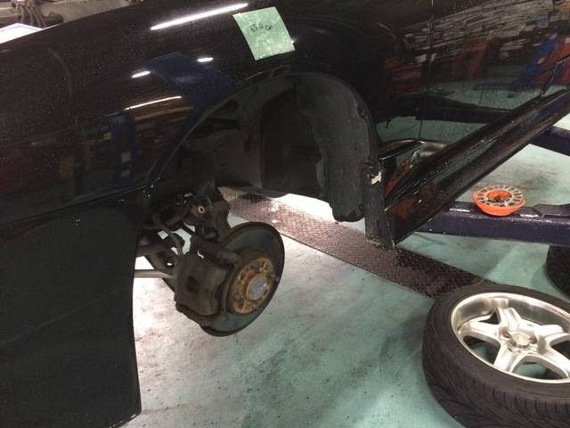 ニッサン　シルビア　車高調取付