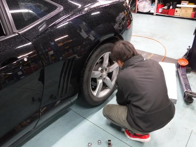 シボレーカマロ タイヤ交換