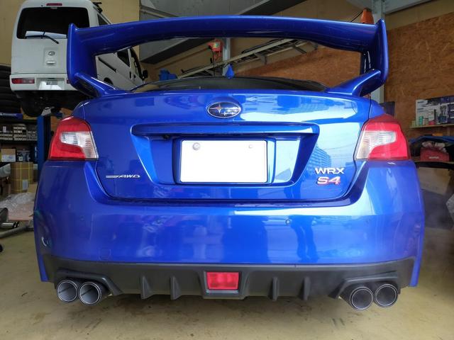 WRX S4　マフラー交換