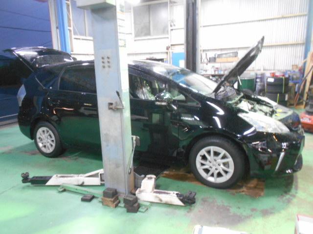トヨタ　プリウスα　車検　整備　千葉市　花見川区　ビッグモータースです　中央区　若葉区　稲毛区　八千代市　四街道市　佐倉市　船橋市　習志野市　勝田台　近隣の方も是非！安い！代車無料！買取！東関東道千葉北IC近く