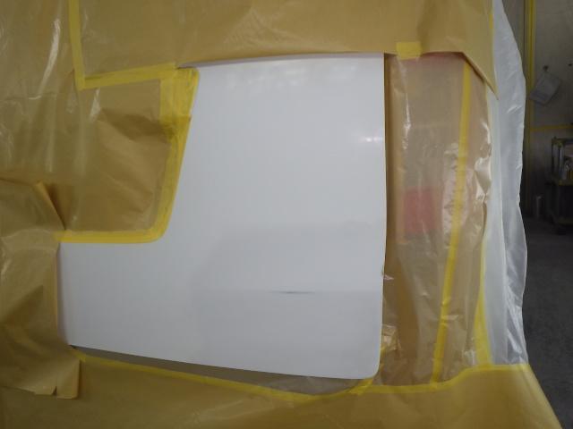 日産　キャラバン（福祉車両）　板金塗装修理事例