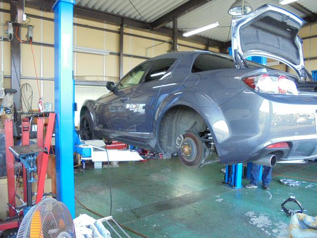 車庫調　部品持ち込み　交換　RX-8 滋賀県　湖南市