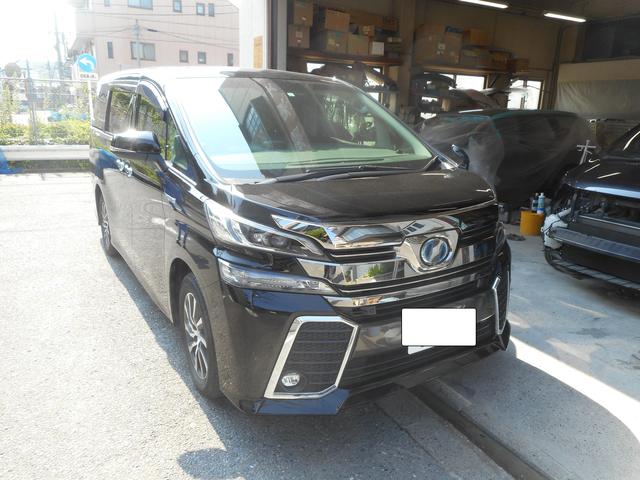 ヴェルファイア　右側スライドドア　板金　塗装　東京都　葛飾区　江戸川区　千葉県　松戸市　埼玉県　三郷市