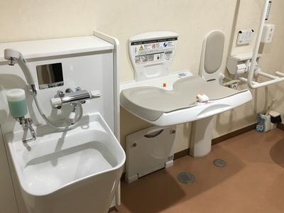 トイレも充実しています。