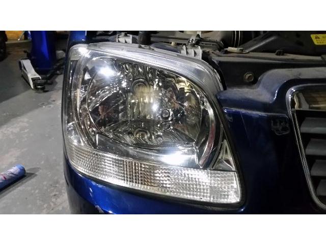 ヘッドライト磨き