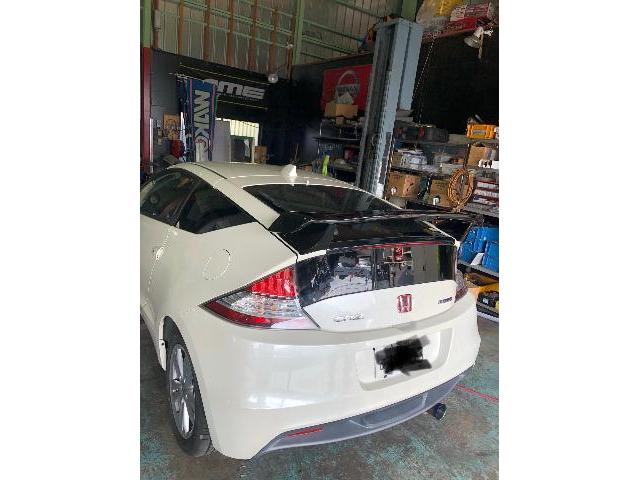 ホンダCR-Z 社外リアウイング取り付け