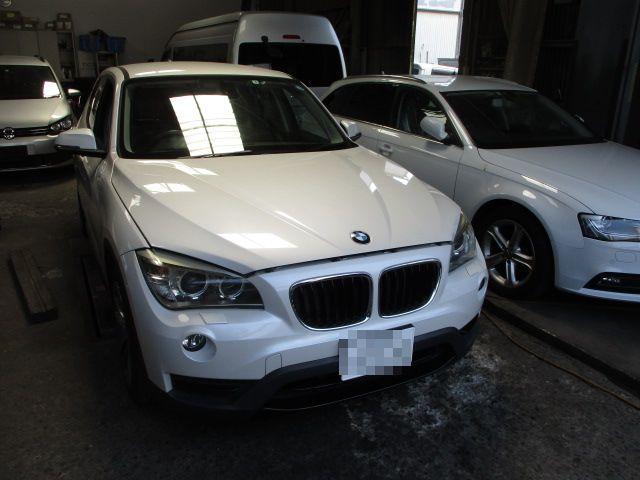 BMW　X1　VL20　E84　ウォッシャーポンプ交換
輸入車　車検　点検　交換　故障　横浜市　鶴見区　福祉車両
