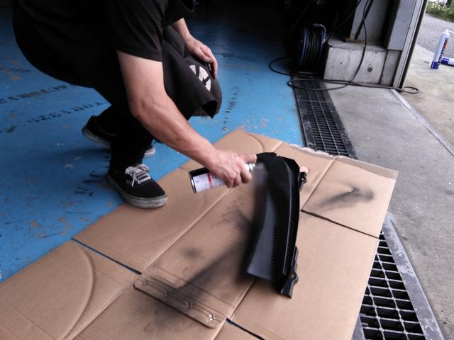 ワゴンR　樹脂部分　塗層　コーティング　