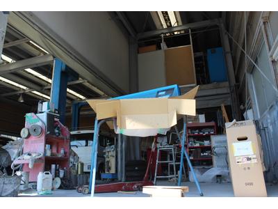 自社塗装ブースを完備しております！