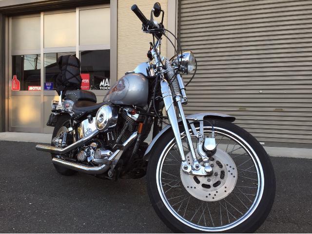 ハーレーfxsts バイクカスタム シーシーバー製作 取付 塗装など 豊橋市 グーネットピット