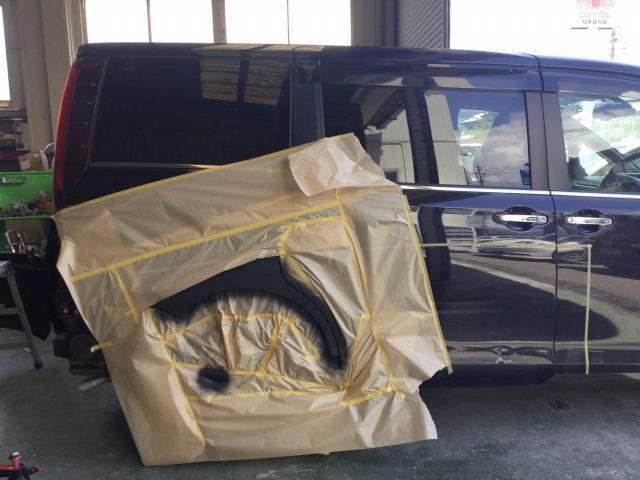 トヨタ　エスクァイア　板金・外装補修　【　松本市　安曇野市　】